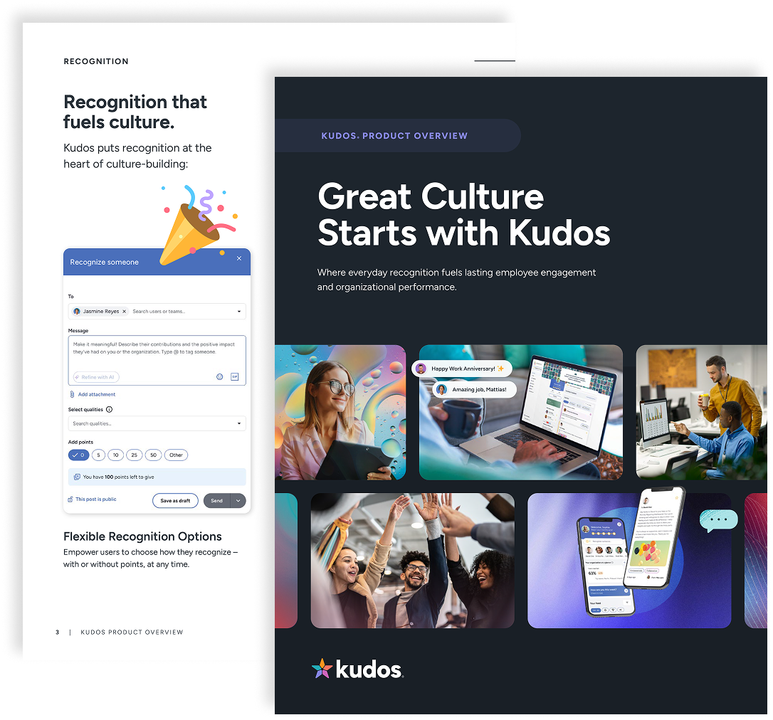 Great Culture Starts with Kudos (Product Overview)